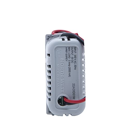 Wipro Northwest Nowa 2A USB Charger, Silver Grey (pack of 1) - Image 4