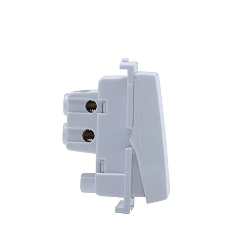 Wipro Northwest Venia 6A Bell Push, White (pack of 20) - Image 2