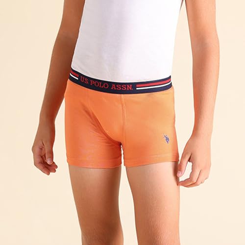 U.S. Polo ASSN. Boy's Cotton Casual Style Trunks (Pack of 2) - Image 2
