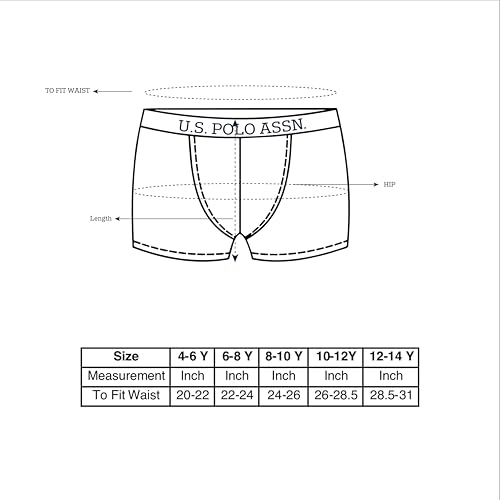 U.S. Polo ASSN. Boy's Cotton Casual Style Trunks (Pack of 2) - Image 5