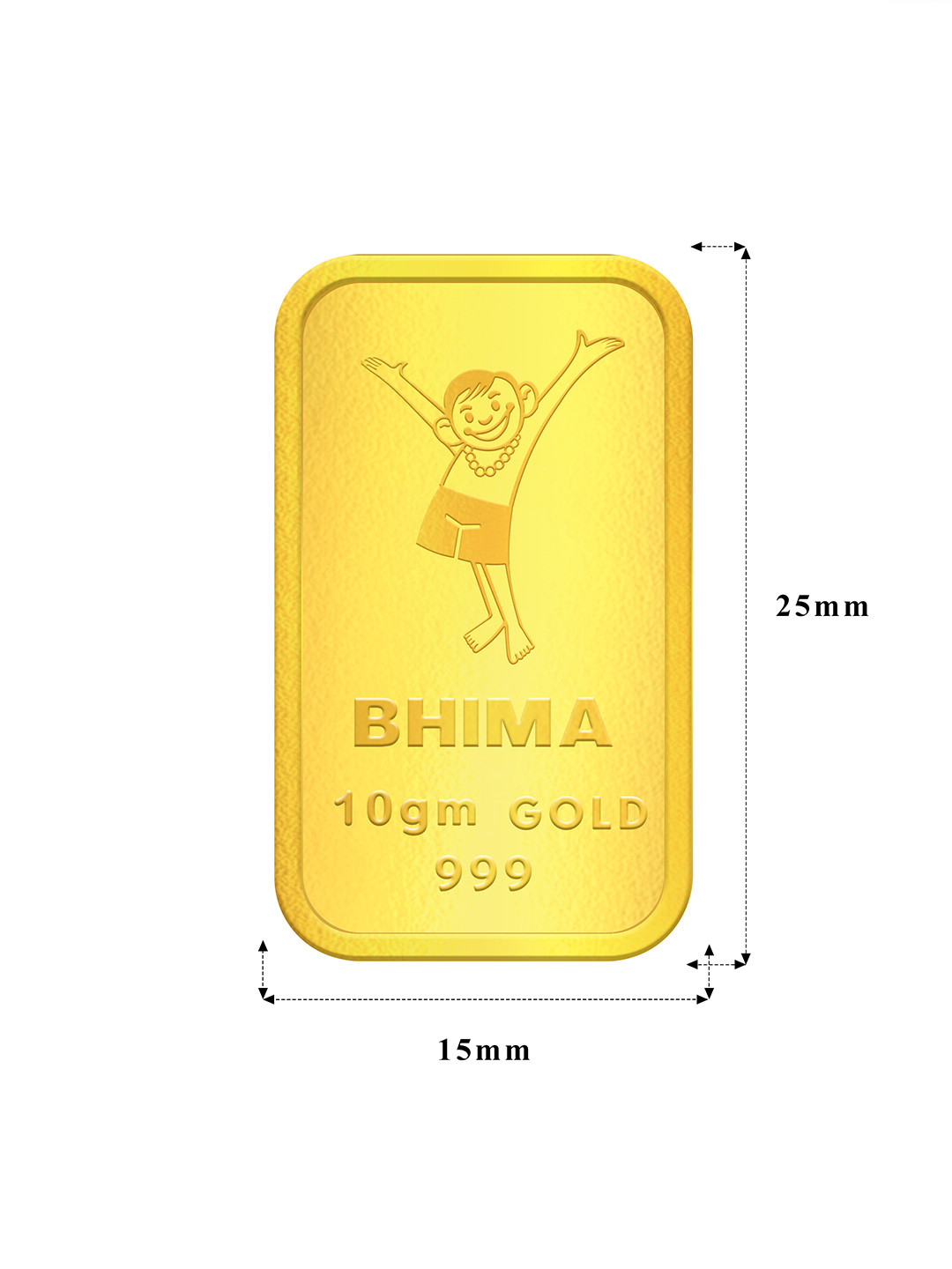 BHIMA Floral 24K 999 Purity Gold Bar 10 gram - Image 6