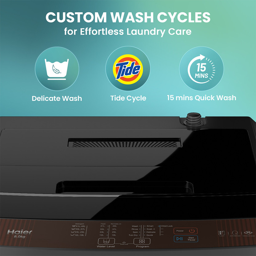 Haier 8 kg With Ultra