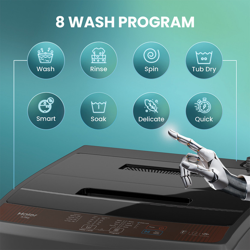 Haier 8 kg With Ultra