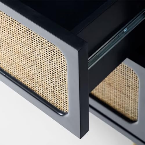The Attic Lisbon Bedside|Black Matt Finish - Image 7