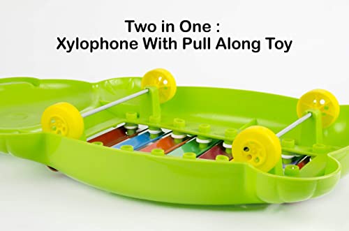 Xylophone Pull Along Frog Shape