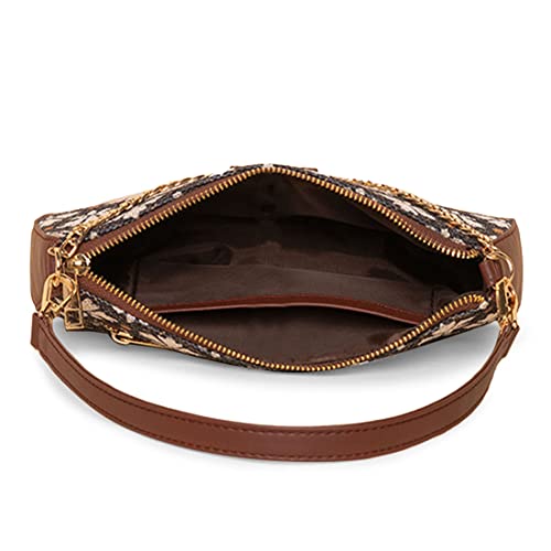 ZOUK Baguette Bag | Crossbody Bags for Women | Women's Handbags | Stylish Sling Bag for Woman | Vegan Leather Evening Bag | Travel & Office Use | Purse and Wallet | Bidri Kaiser Print - Image 4