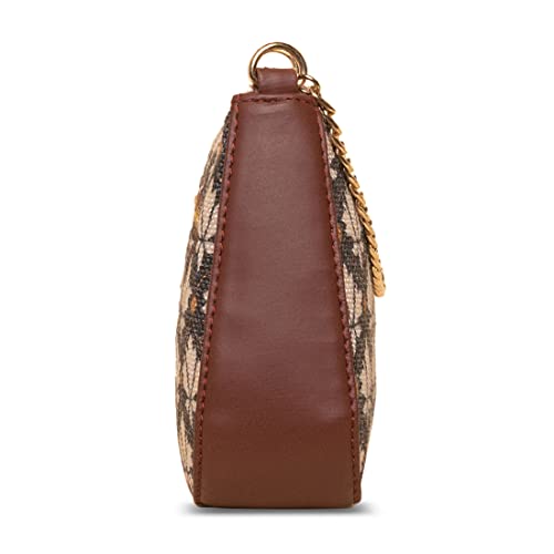 ZOUK Baguette Bag | Crossbody Bags for Women | Women's Handbags | Stylish Sling Bag for Woman | Vegan Leather Evening Bag | Travel & Office Use | Purse and Wallet | Bidri Kaiser Print - Image 6