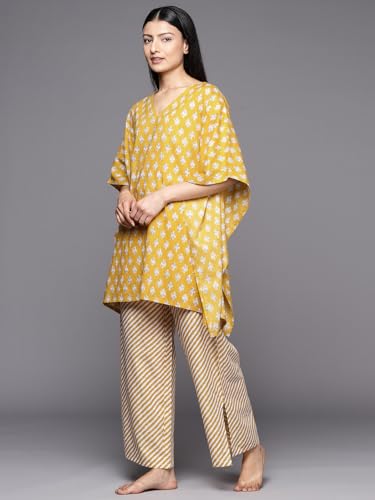 Libas Womens Printed Cotton Night Suit Set for Women - Image 2
