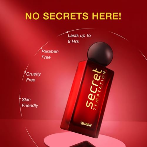 Secret Temptation Queen Perfume for Women, 100ml | Long-Lasting Luxury Fragrance | Bold & Regal Scent |Gift for Women | Elegant & Empowering Perfume for Girls | - Image 6