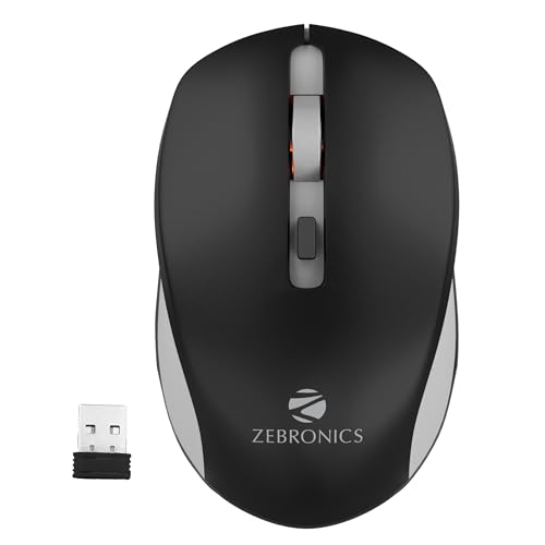 ZEBRONICS Zeb-Jaguar Wireless Mouse, 2.4GHz