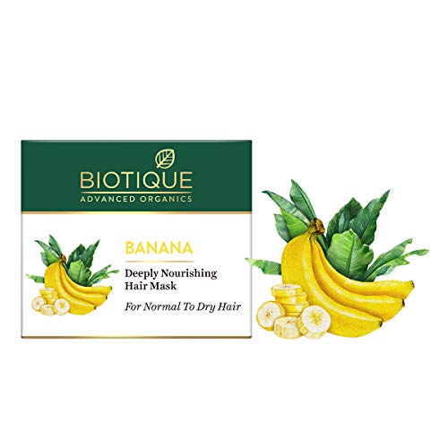 Biotique Banana Deeply Nourishing Hair Mask| Enriched with Natural Banana Extracts | Helps Strengthen, Hydrate & Smooth Normal to Dry Hair | Reduces Frizz, Breakage & Dryness | 175g (Pack of 1) - Image 3
