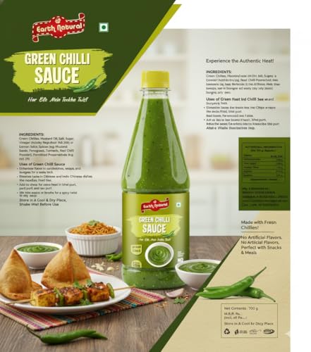 Earth Natural Green Chilli Sauce