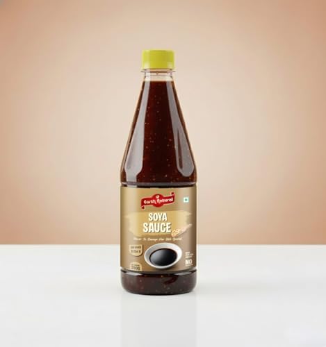 Earth Natural Soya Sauce 700g – Rich Umami Flavour, Ideal for Chinese Cooking, Stir-Fry, Fried Rice, Noodles, Momos, Dips & Marination