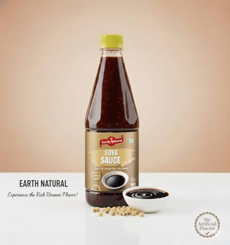 Earth Natural Soya Sauce 700g – Rich Umami Flavour, Ideal for Chinese Cooking, Stir-Fry, Fried Rice, Noodles, Momos, Dips & Marination - Image 5