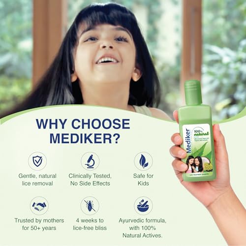 Mediker Anti-Lice Treatment Shampoo + Anti Lice Comb, 100 ml - Image 5