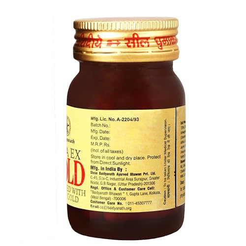 Baidyanath Ayurved Vita Ex Gold - 20 Capsules I Enriched with Gold, Shudh Shilajeet, Kesar, Ashwagandha, and 15 other Natural Herbs - Image 4