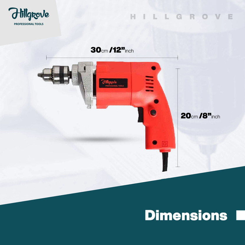 Hillgrove Heavy-Duty Electric Drill Machine