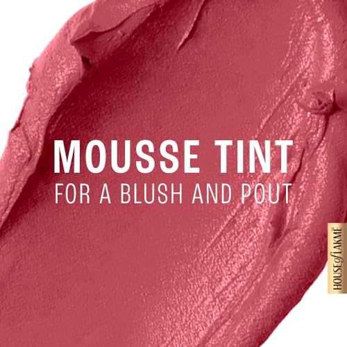 Lakme 9 to 5 Weightless Mousse Lip and Cheek Color, Rose Touch, 9g - Image 4