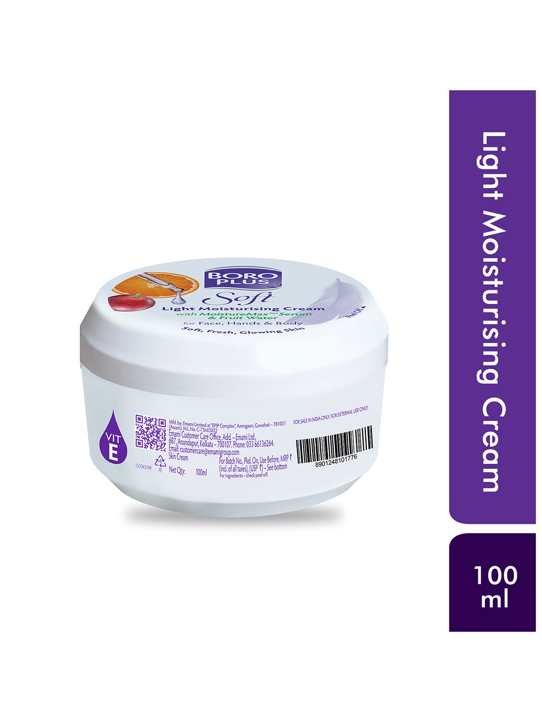 BOROPLUS Soft Light Moisturising Cream - 100 ml - Image 3