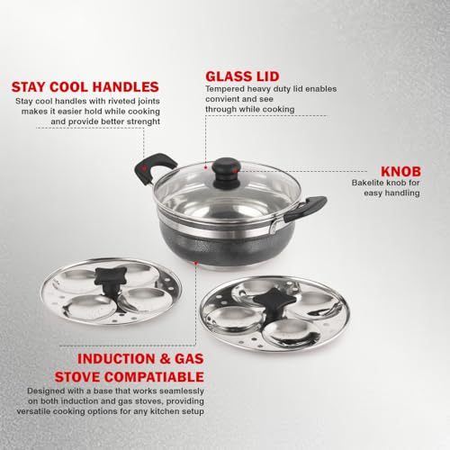 CELLO Magna Stainless Steel Idli