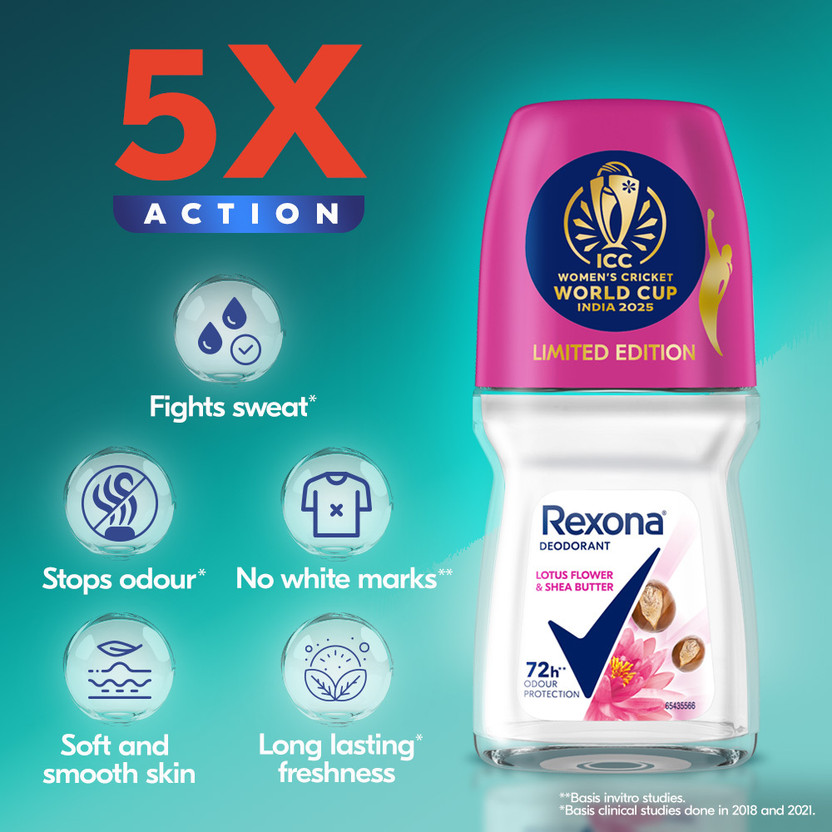 Rexona Antiperspirant Roll-on, Lotus Flower