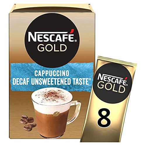 Nescafe Gold Decaf Cappuccino Unsweetened Coffee, 120 g - Image 4