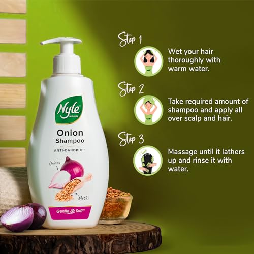 Nyle Naturals Onion Anti-Dandruff Shampoo