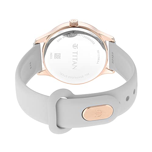 Titan Athleisure White Dial Analog