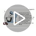 INALSA Stand Mixer 1200W|Pure Copper Motor|5.3L SS Bowl With Splash Guard|Metal Gears for Extra Durability|Accessories Included|Dishwasher Safe|Baking,Cake Mixer,Kneading-Kratos Plus (Blue) - Image 2