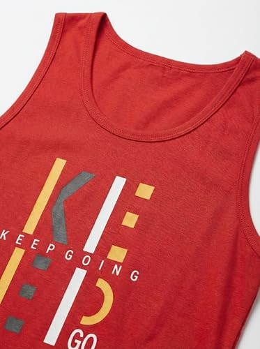 Glito Polyester Letter Printed Vest