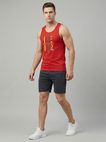 Glito Polyester Letter Printed Vest