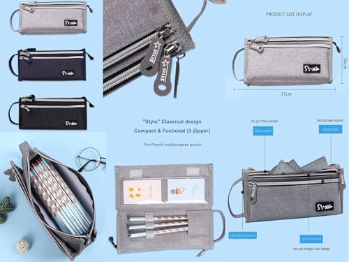Crackles Fabric Pencil Pouch