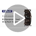 BOXJOY 8 Shelf Shoe Rack