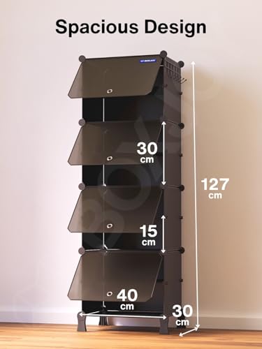 BOXJOY 8 Shelf Shoe Rack