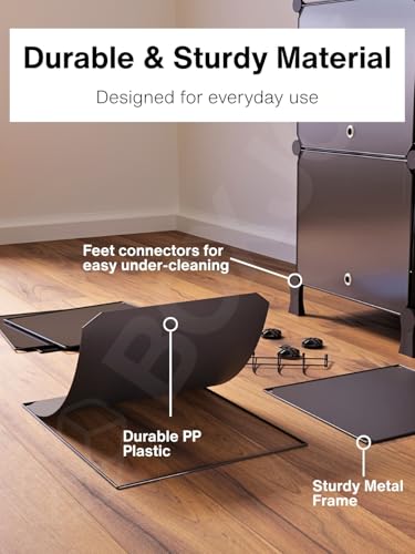 BOXJOY 8 Shelf Shoe Rack