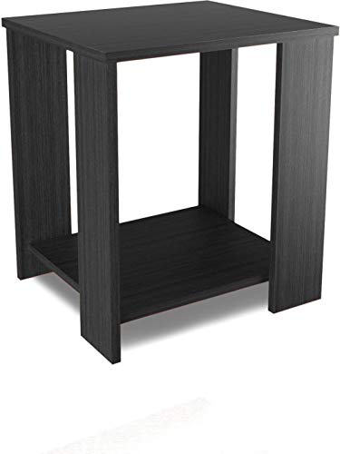 MAMTA Decoration MDF Wood Bedside End Table for Bedroom Living Room Wooden Nightstand Sofa Side Table with Storage Shelf (Wenge Finish), Design 7, Standard (MD-BEDSIDE-04-N) - Image 5
