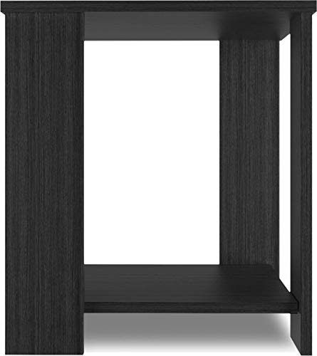 MAMTA Decoration MDF Wood Bedside End Table for Bedroom Living Room Wooden Nightstand Sofa Side Table with Storage Shelf (Wenge Finish), Design 7, Standard (MD-BEDSIDE-04-N) - Image 6