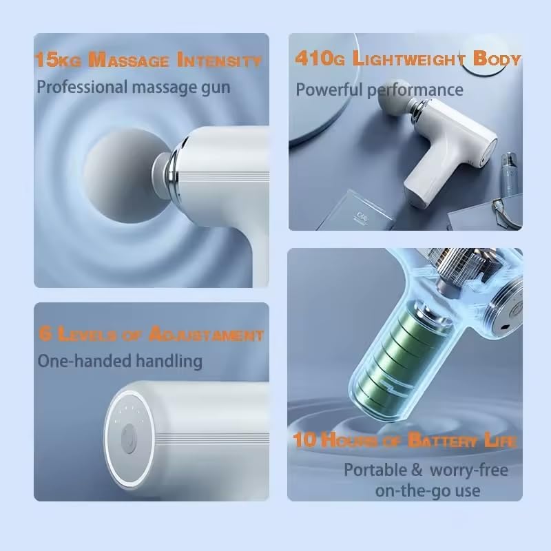 6 Speed Gun Massager - Image 2