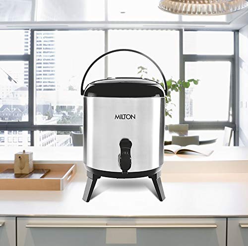 Milton Stellar 5 Thermosteel Water Jug, 4.6 litres, Silver | PU Insulated | Hot & Cold | Sturdy Base | Hygienic | Odour Free - Image 3