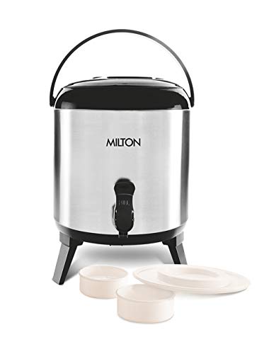 Milton Stellar 5 Thermosteel Water Jug, 4.6 litres, Silver | PU Insulated | Hot & Cold | Sturdy Base | Hygienic | Odour Free - Image 6