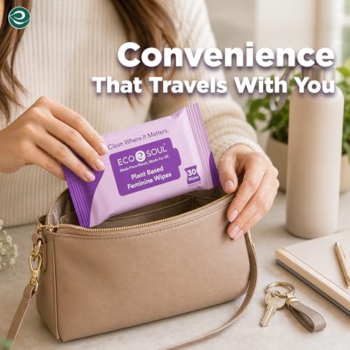 EcoSoul Plant-Based Intimate Wipes