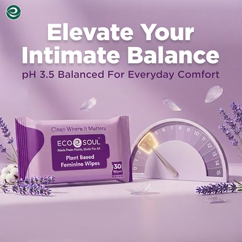 EcoSoul Plant-Based Intimate Wipes