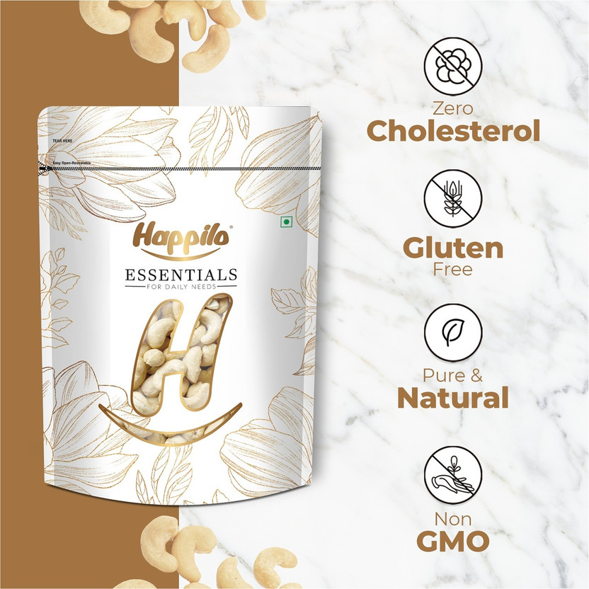 Happilo Essentials Popular Whole Cashews (1 x 1 kg) - Image 3