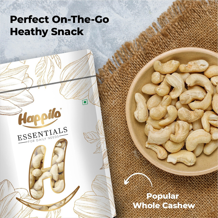 Happilo Essentials Popular Whole Cashews (1 x 1 kg) - Image 4