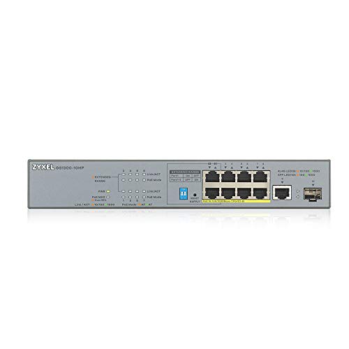 Zyxel GS1300-10HP 8 Port Gigabit