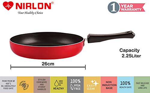 Nirlon Aluminium nonstick Cooking Set