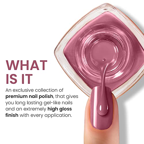Lakme Absolute Gel Stylist Dusty Rose 12ml - Image 5