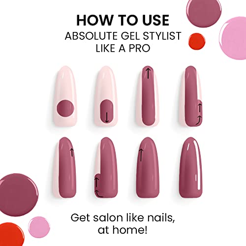 Lakme Absolute Gel Stylist Dusty Rose 12ml - Image 6