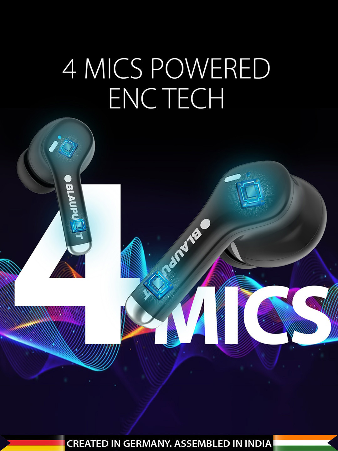 BLAUPUNKT Btw100 Xtreme Truly Wireless Bluetooth Earbuds - Image 5