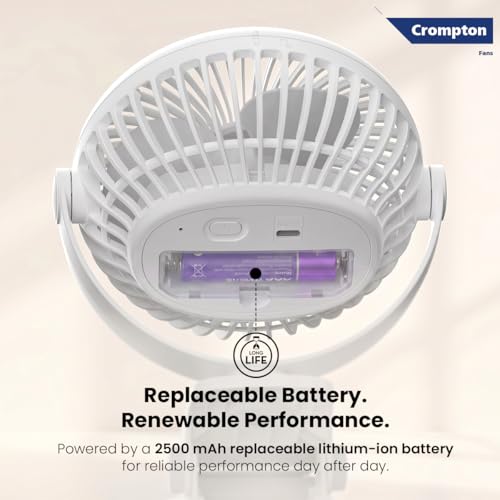 Crompton Siro Rechargeable Clip Fan